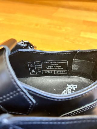 Dr. Martens Mary Janes Plataforma Negras