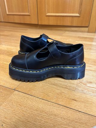 Dr. Martens Mary Janes Plataforma Negras