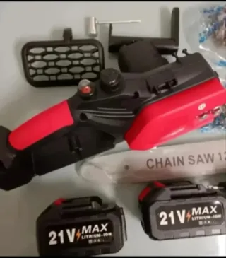 Motosierra Batería Recargable 12 Pulgadas