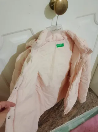 Giubbotto bambina rosa United Colors 11/12 anni