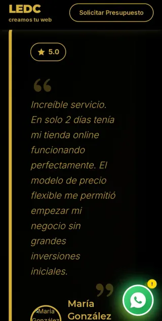 Creación de paginas web profesionales