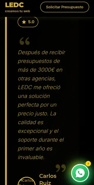 Creación de paginas web profesionales