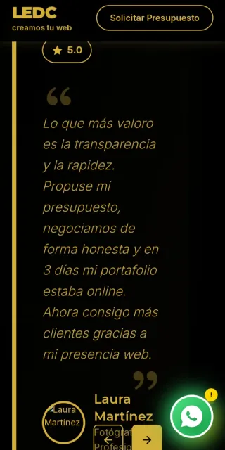 Creación de paginas web profesionales