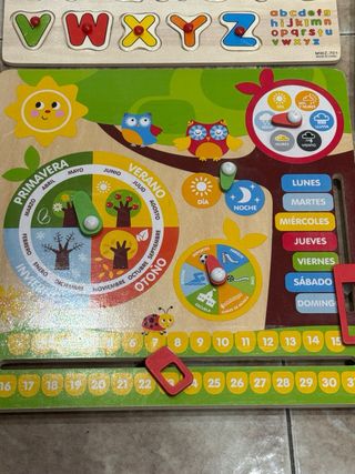 Lote Puzzles Madera Educativos Niños
