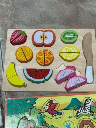Lote Puzzles Madera Educativos Niños