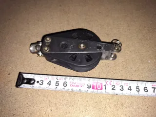 Polea simple con arraigo