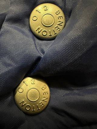 Chaqueta Puffer Benetton Talla M Azul