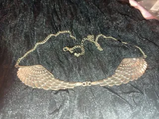 Collar alas de ángel tribal gótico vintage