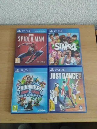 Lote 4 Juegos de la play