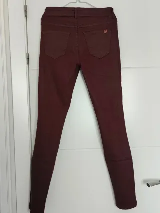 Pantalón Massimo Dutti encerado skinny