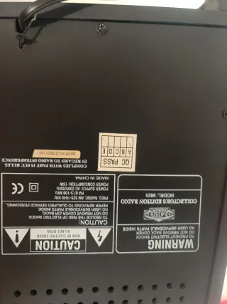 Radio Vintage Azul negociable