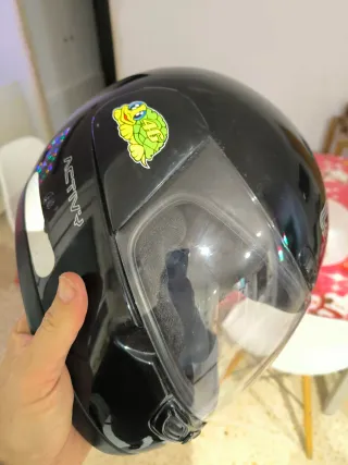 Casco NZI Blue Series Negro Infantil