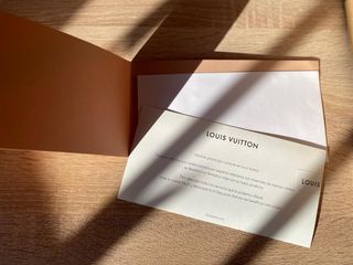 Caja de Louis Vuitton