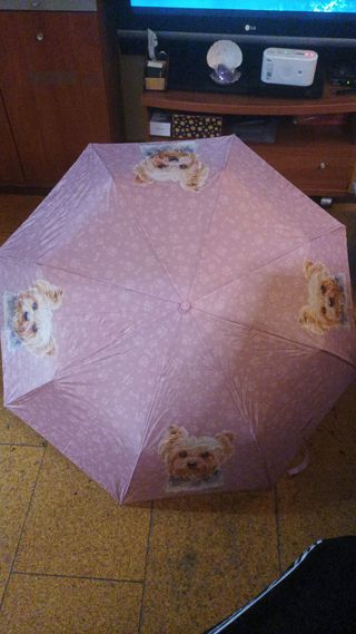 Paraguas infantil diseño perritos