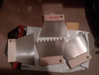 Juego de espátulas de albañil