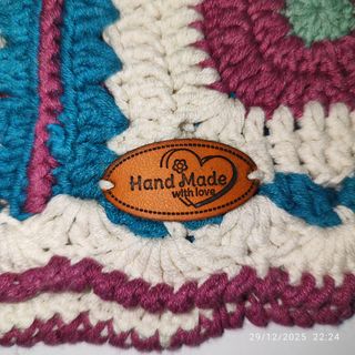 Gorro tejido a mano estilo bohemio