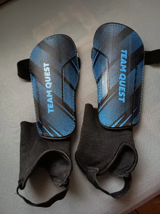 2 pares espinilleras fútbol