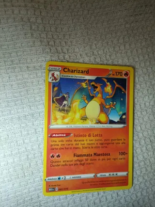 Carta Pokemon Charizard FASE 2 170 HP
