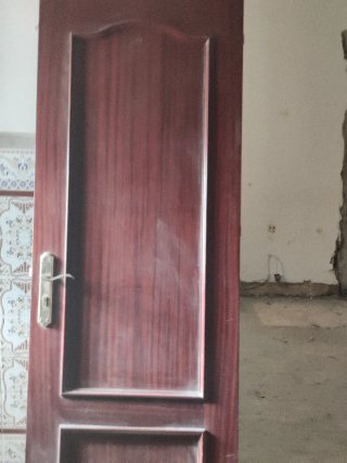 Puerta madera Sapeli