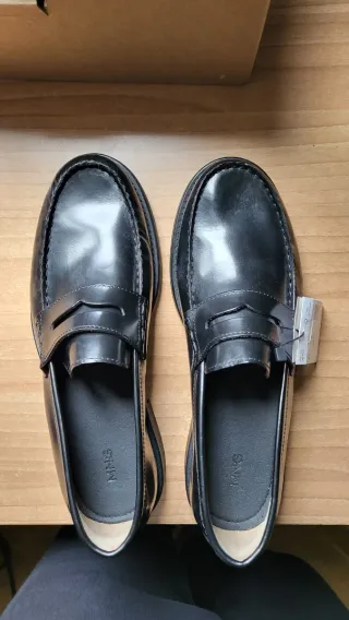 Mocasines MNG Piel Antic Hombre Talla 42