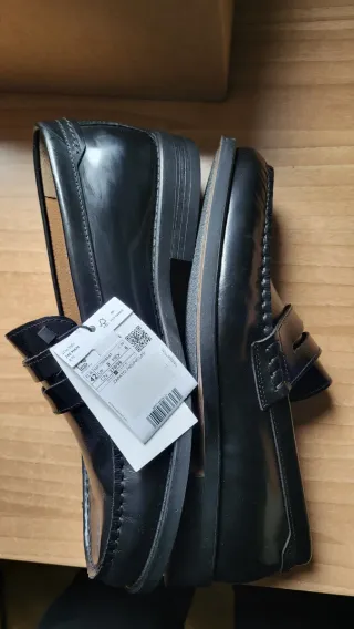 Mocasines MNG Piel Antic Hombre Talla 42