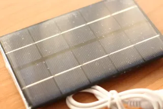 Panel Solar con Cable USB.