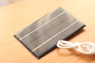 Panel Solar con Cable USB.