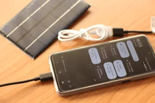 Panel Solar con Cable USB.