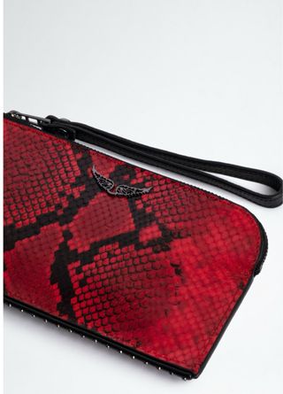 Bolso de mano Zadig & Voltaire rojo y negro