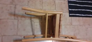 Sedia in legno beige