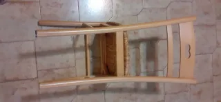 Sedia in legno beige