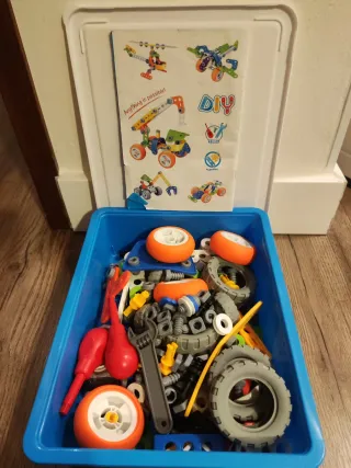 Juego Construcción STEM Bloques Piezas