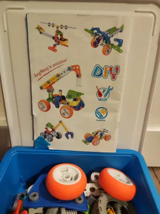 Juego Construcción STEM Bloques Piezas