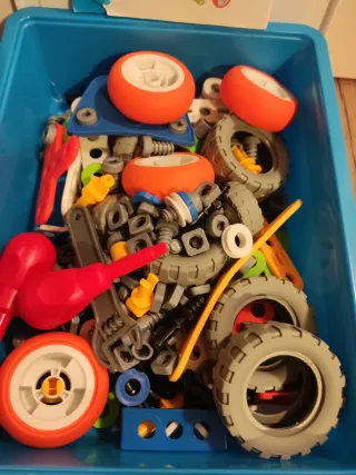 Juego Construcción STEM Bloques Piezas