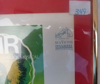 Álbum Hair Record Enmarcado Estéreo