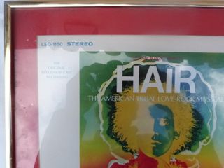 Álbum Hair Record Enmarcado Estéreo