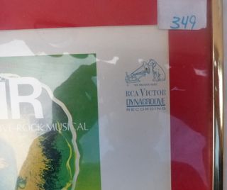 Álbum Hair Record Enmarcado Estéreo