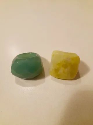 Anelli in pietra vera