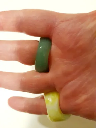 Anelli in pietra vera