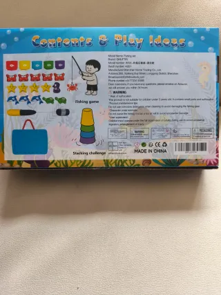 Juego Pesca Montessori 22pz Bebés 6-12 Meses