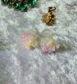 Lote alta bisutería anillos y pendientes