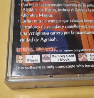 Aladdin La Venganza de Nasira PS1 PlayStation 1