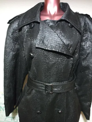 Abrigo Pierre Balmain Negro