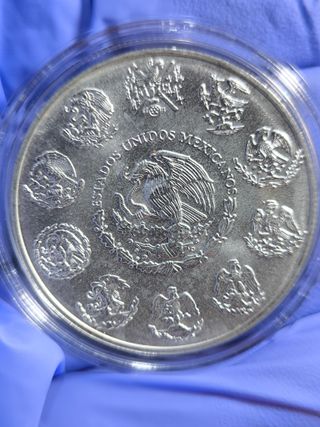 Lote 2 Monedas Plata Libertad México 2019