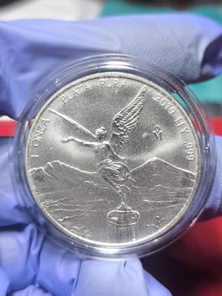 Moneda 1 Onza Plata Libertad México 2019