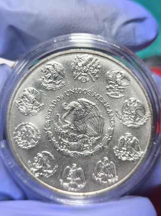 Moneda 1 Onza Plata Libertad México 2019