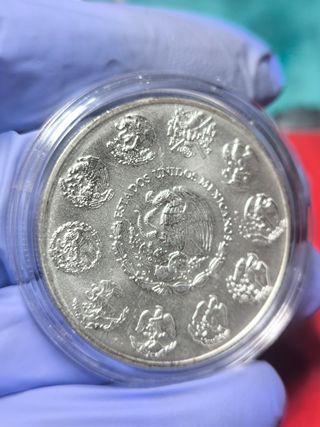 Moneda 1 Onza Plata Libertad México 2019