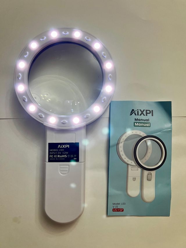 Lupa HD LED 107mm Aixpi