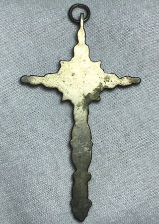 Cruz Antigua Plata Colonial s.XVIII + Regalo