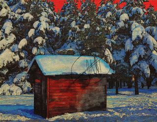 Cuadro Puerto la ragua